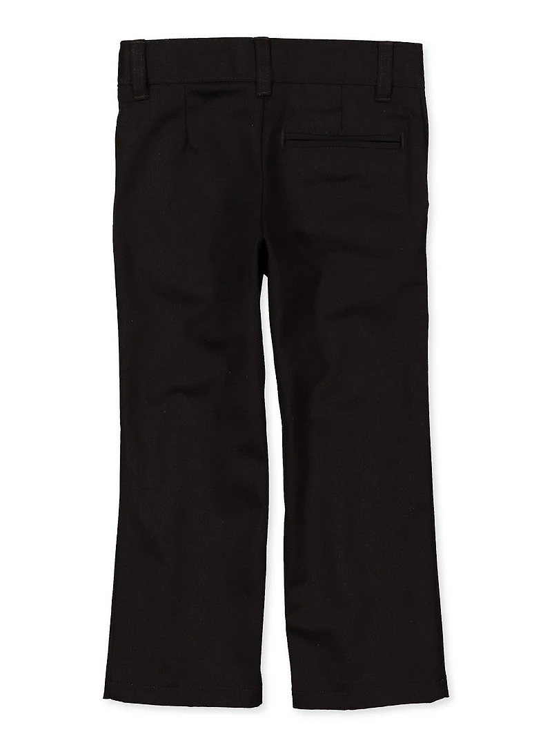French Toast Boys 8-14 Relaxed Fit Chinos, Black, Size 10