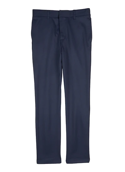 French Toast Boys 8-14 Straight Leg Pants, Blue, Size 10