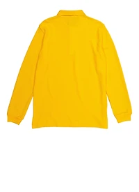 French Toast Boys 16-20 Pique Long Sleeve Polo