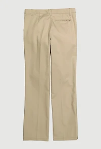 French Toast Boys 16-20 Relaxed Fit Twill Pants, Khaki,