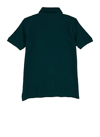 French Toast Boys 10-20 Husky Short Sleeve Polo Shirt, Green, Size 14-16H