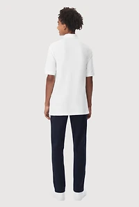 French Toast Boys 10-20 Husky Pique Polo, White, Size 18-20H