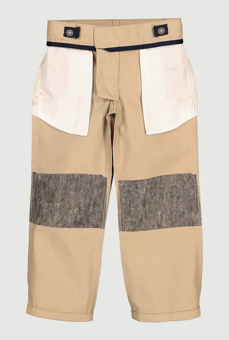 French Toast Boys 10-20 Husky Relaxed Fit Chinos, Khaki, Size 20H