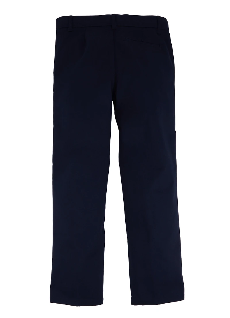 French Toast Boys 10-20 Husky Adjustable Waist Pants, Blue, Size 18H
