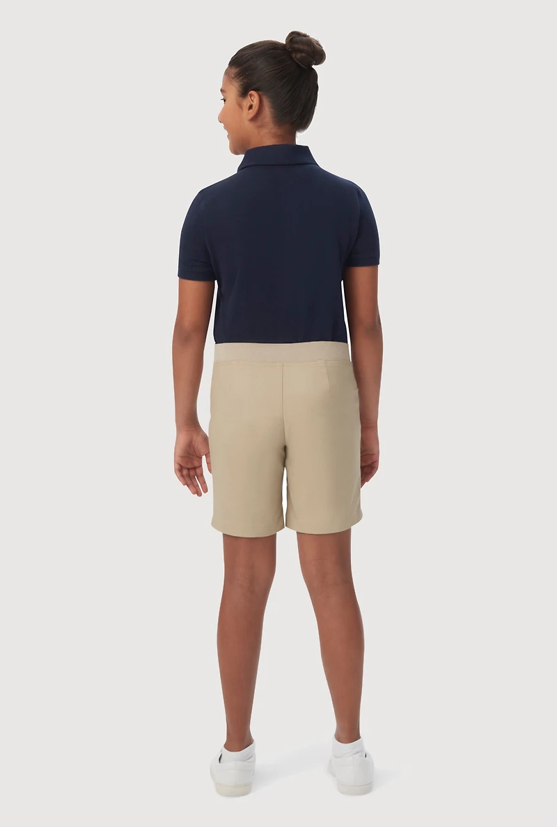 French Toast Girls 4-6x Solid Shorts, Khaki, Size 4