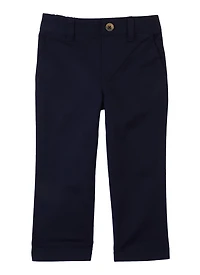 French Toast Girls 2T-4T Solid Straight Leg Pants, Blue,