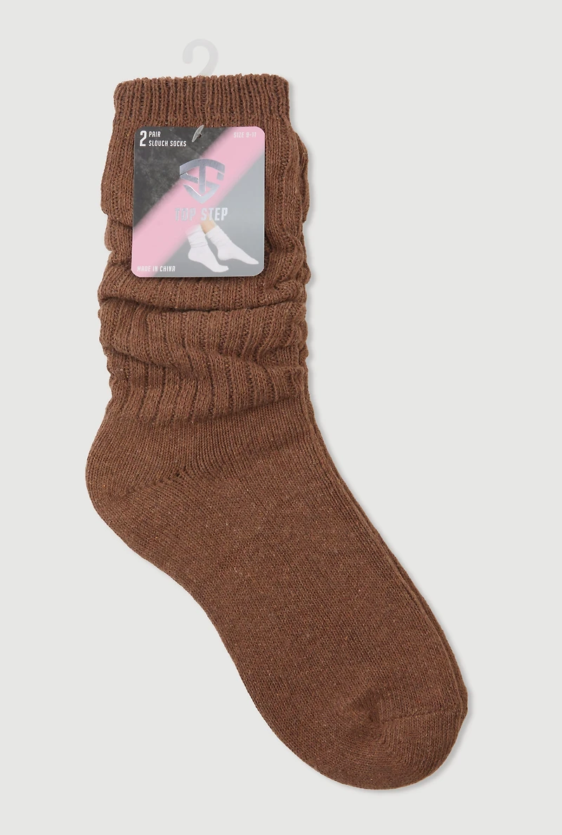 Womens Slouch Socks 2 Pack 9-11, 9-11