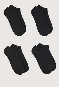 Plus Basic Ankle Socks 4 Pack 6-12