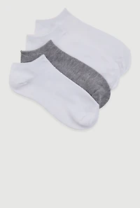 Womens Basic Socks 4 Pack Size 9-11, Grey