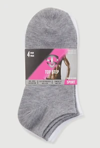 Womens Basic Socks 4 Pack Size 9-11, Grey
