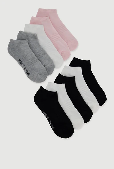 Womens Assorted Performance Low Cut Socks 10 Pack Size 4-10, Multi