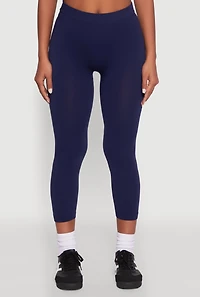 Womens Seamless High Waisted Capri Leggings,
