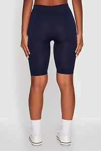 High Waist Seamless Biker Shorts