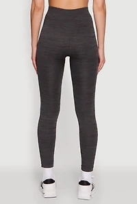 Trendy Rib Knit High Waisted Leggings