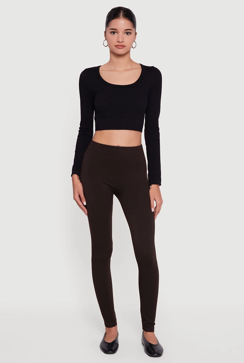 Marled High Waisted Leggings