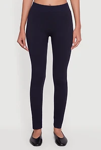 Womens Marled High Waisted Leggings, S-M