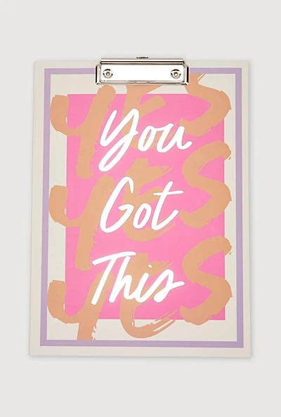You Got This Clipboard Notebook