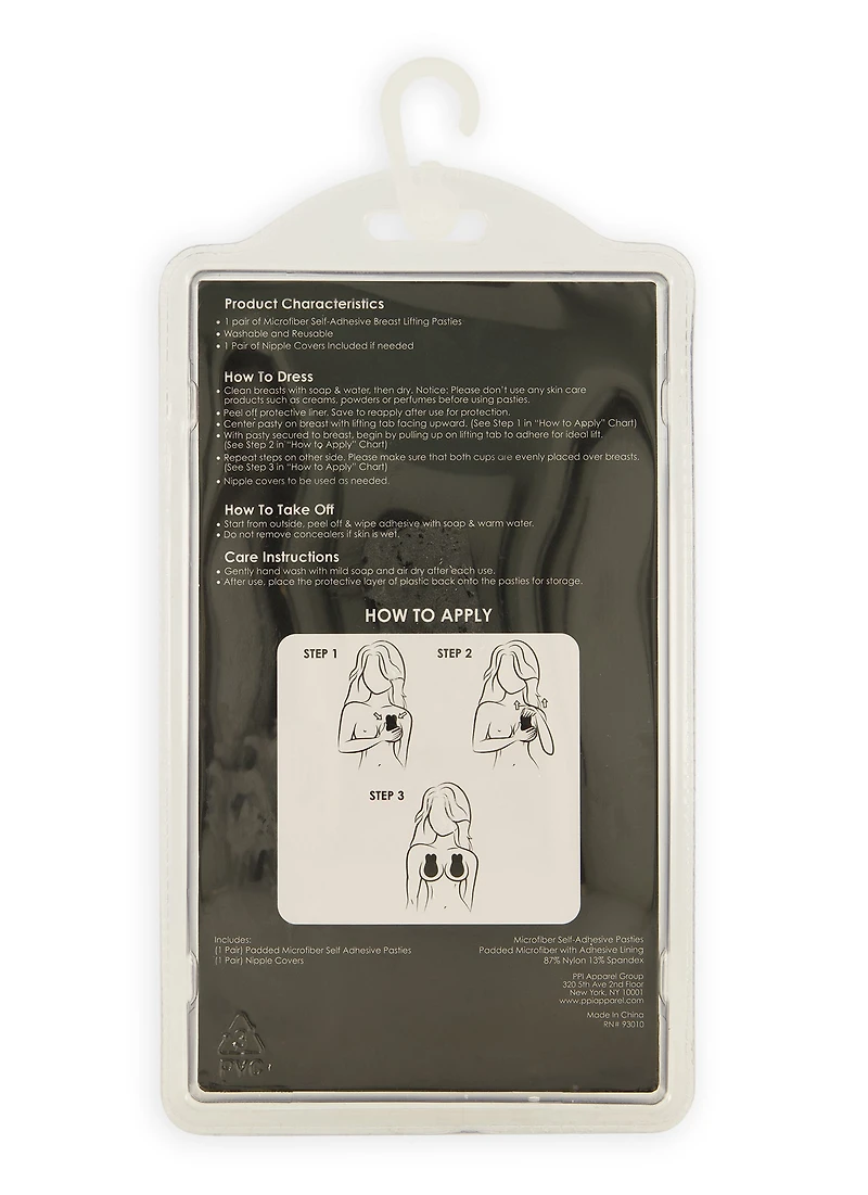 Reusable Microfiber Adhesive Lifting Pasties