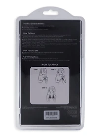 Womens Nude Adhesive Microfiber Lifting Pasties, Beige, Size L-XL