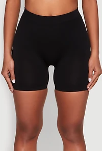 Womens Seamless Shorts, Black, Size S-M