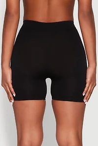 Womens Seamless Shorts, Black, Size S-M