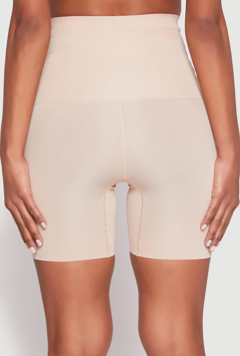 Womens Snatched High Waisted Biker Shorts 2 Pack, Multi, Size M