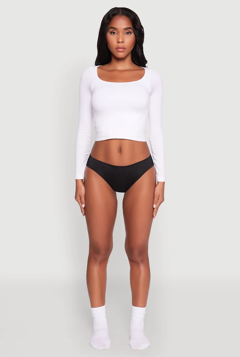 Seamless Laser Cut Bikini Panty