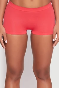 Womens Seamless Boyshort Panty, Pink,