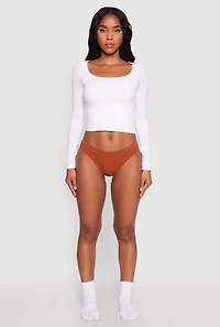 Womens Comfortable Seamless Bikini Panty,
