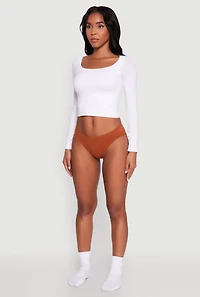 Womens Comfortable Seamless Bikini Panty,