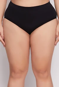 Plus Seamless High Waisted Bikini Panty
