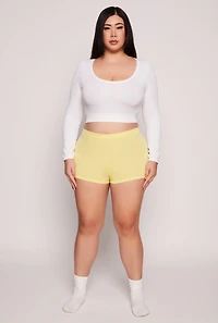 Plus Seamless Boyshort Panty