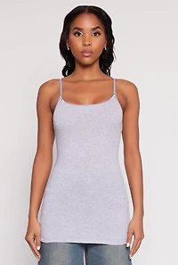 Womens Basic Scoop Neck Cami, M