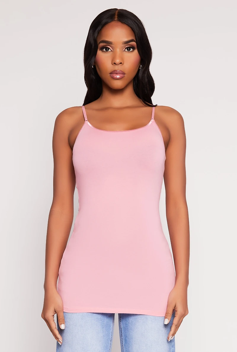 Womens Basic Scoop Neck Cami,