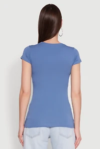 Basic Scoop Neck Tee