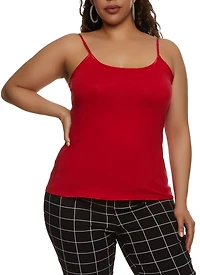 Plus Basic Scoop Neck Cami