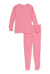 Girls Thermal Top and Pants