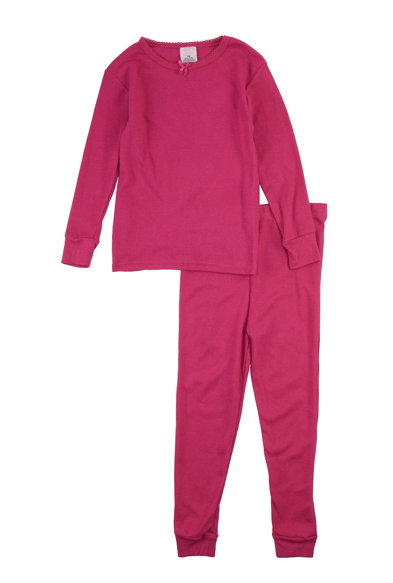Girls Thermal Top and Pants