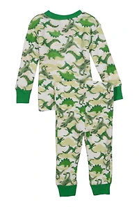 Baby Boys 12-24M Graphic Print Thermal Top and Pants Set