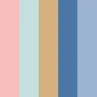 Girls Contrast Trim Panties 5 Pack