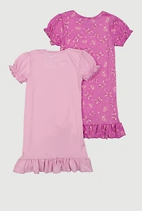 Little Girls Dreams To Discover Nightgowns with Scrunchie