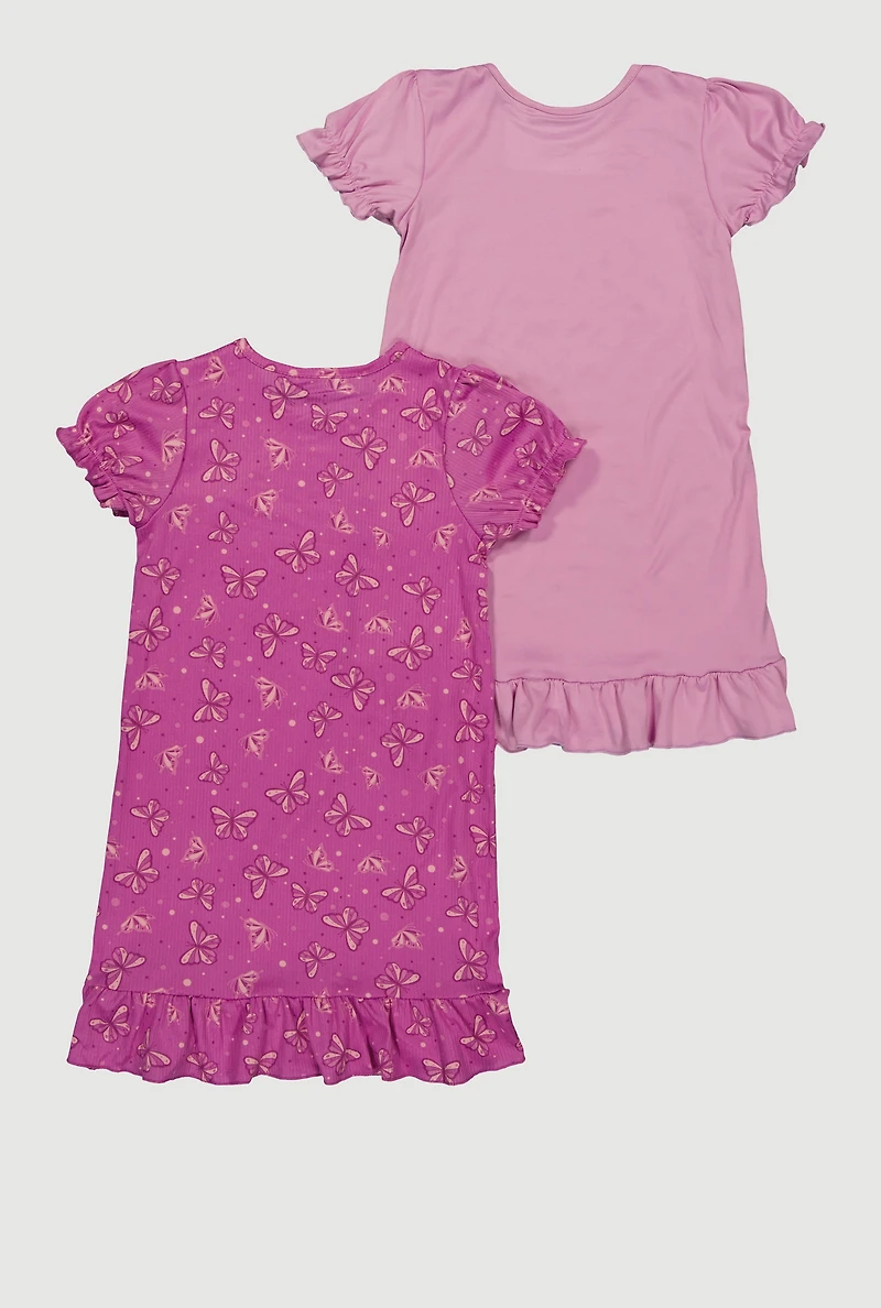 Girls Dreams To Discover Nightgowns with Scrunchie