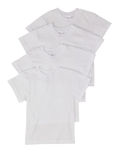 Toddler Boys Crew Neck Tees 4 Pack