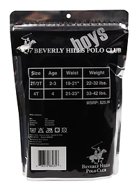 Toddler Boys Crew Neck Tees 4 Pack, White, Size 2T-3T