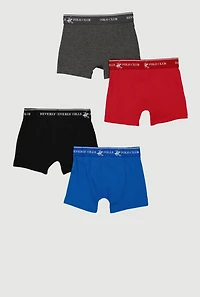 Boys Beverly Hills Polo Club Boxer Briefs 4 Pack, Multi, Size 12-14