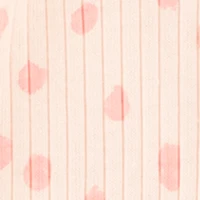 Baby Girls 0-9M Floral Graphic Polka Dot Print Hooded Jumpsuit