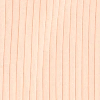 Baby Girls 0-9M Rib Knit Floral Trim Jumpsuit with Headband