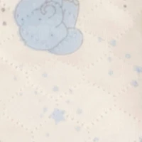 Baby Boys 0-9M Elephant Patterned Quilted Footed Jumpsuit