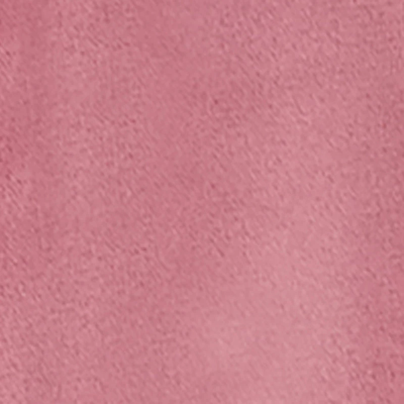 Baby Girls 0-9M Solid Velour Footed Jumpsuit