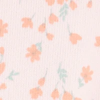 Baby Girls 0-9M Ditsy Floral Pattered Footed Jumpsuit